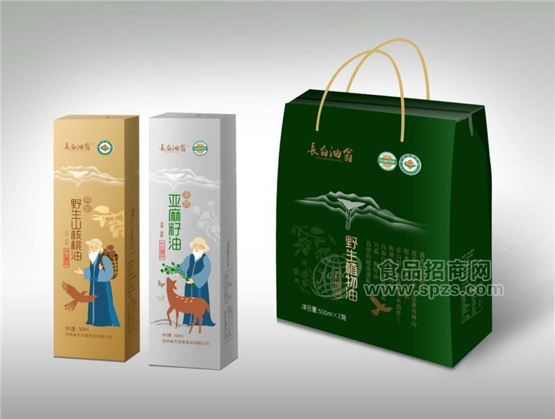 长白油翁 长白山天然亚麻籽油 500ml*12瓶 整