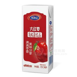 完達(dá)山大紅棗乳酸菌飲品250ml 發(fā)酵乳酸菌飲料