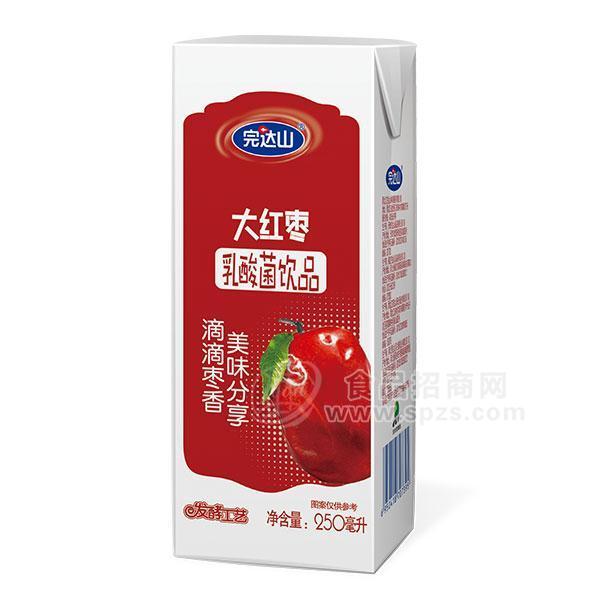 完达山大红枣乳酸菌饮品250ml 发酵乳酸菌饮料