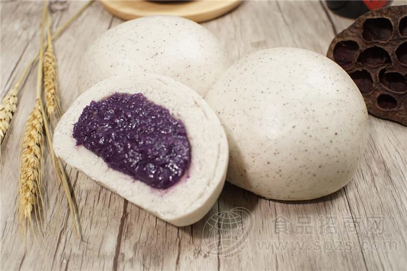 金稻黑米紫薯包6个装