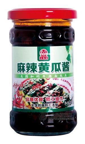 李加州麻辣黄瓜酱