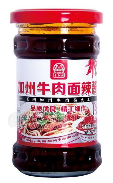 李加州牛肉面辣醬牛肉醬