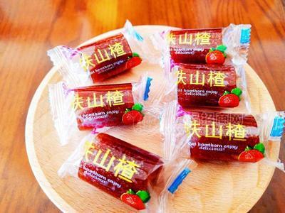 宏祥機(jī)包裝山楂卷鐵山楂招商 承德特產(chǎn) 蜜餞散裝爆款