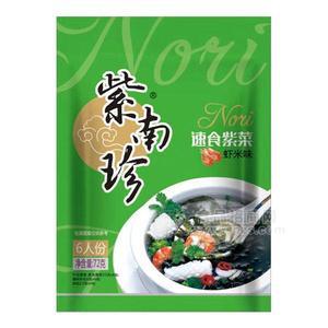 紫南珍速食紫菜蝦米味6人份72g