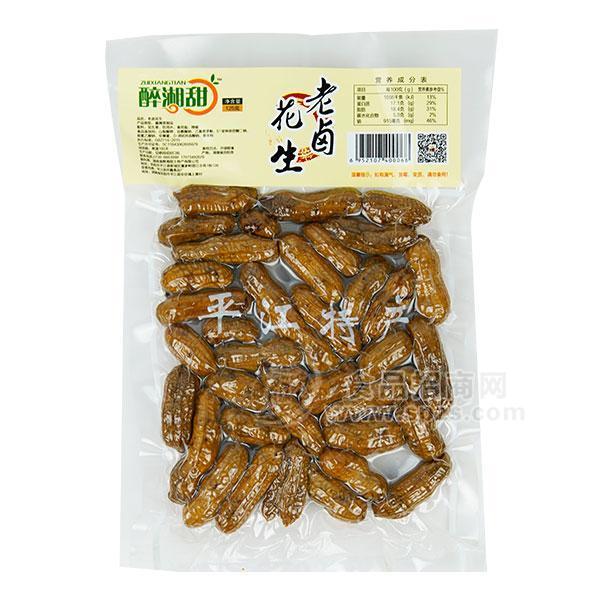 ·醉湘甜 老卤花生休闲食品125g 