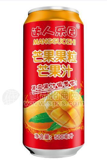 達人樂園芒果果粒芒果汁500ml