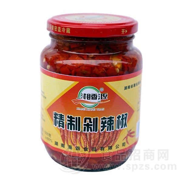 湘香源精制剁辣椒酱腌菜500g剁椒剁红椒
