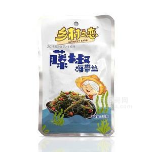 乡村之恋藤椒海带丝麻辣酱腌菜33g香辣味零食休闲素食