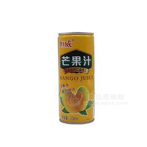 恒威 芒果汁  果味飲料 238ml