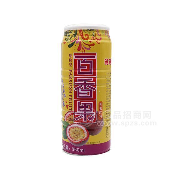 时时旺 百香果 果粒型水果饮料 960ml