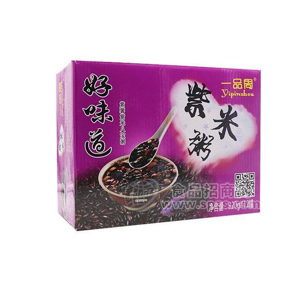 一品周 好味道 紫米粥 320gx12罐