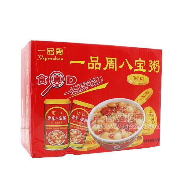 一品周 营养八宝粥招商360gx12罐 