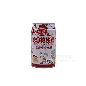 恒威 冰糖花生乳 植物蛋白飲料310ml