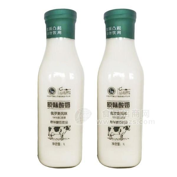 汇之果俄罗斯风味原味酸奶饮品1L