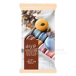 初见欧式马卡龙香草柠檬味 夹心饼干