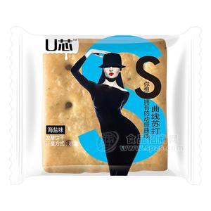 U芯海盐味发酵饼干 