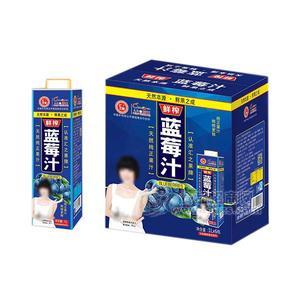 匯之果生榨藍莓汁 果汁飲料1000mlx6瓶