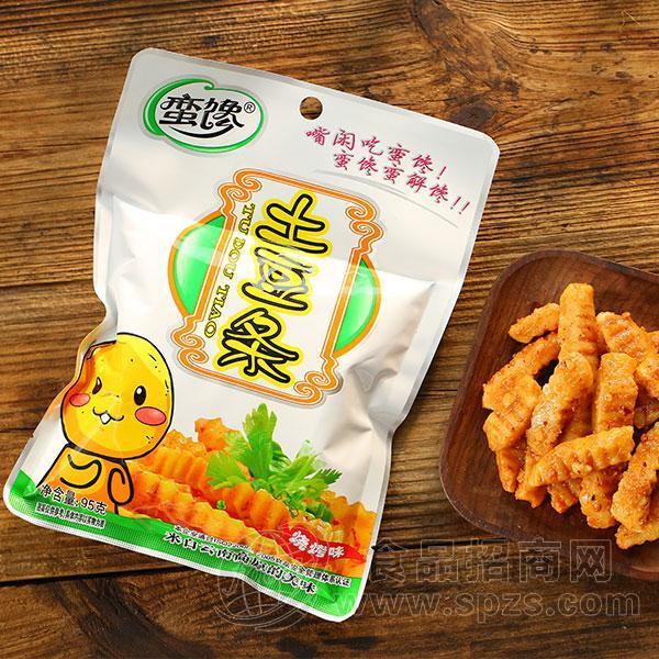 蛮馋土豆条休闲食品烧烤味95g