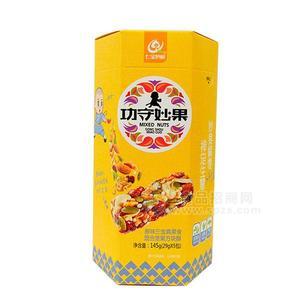 七寶妙樹 原味三寶真果食混合堅(jiān)果能量棒休閑食品炒貨145g