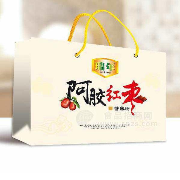 瑞年马口铁阿胶红枣礼袋800gx6袋