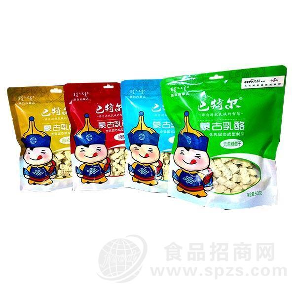 巴特尔 蒙乳酪奶酥500g休闲零食