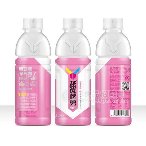 越战越勇氨基丁酸运动饮料 维生素饮料550ml