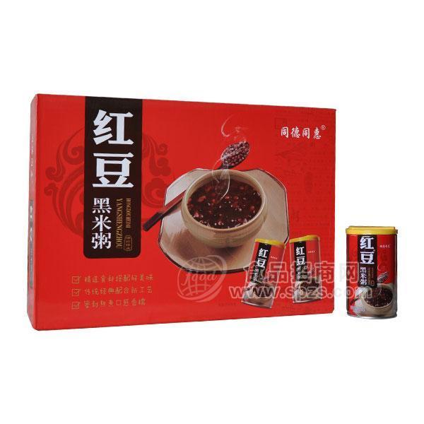 同德同惠紅豆黑米粥方便粥方便食品箱裝