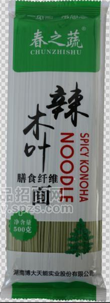 辣木叶膳食纤维面