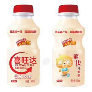 喜旺达乳酸菌饮品草莓味340ml