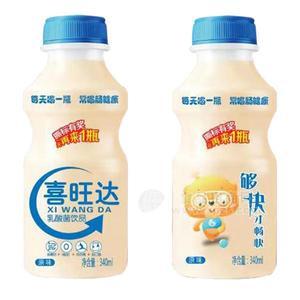 喜旺达乳酸菌饮品原味340ml