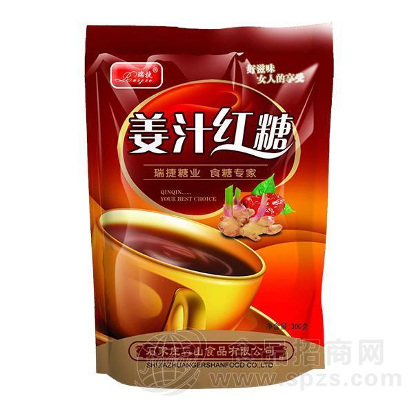 瑞捷姜汁红糖300g