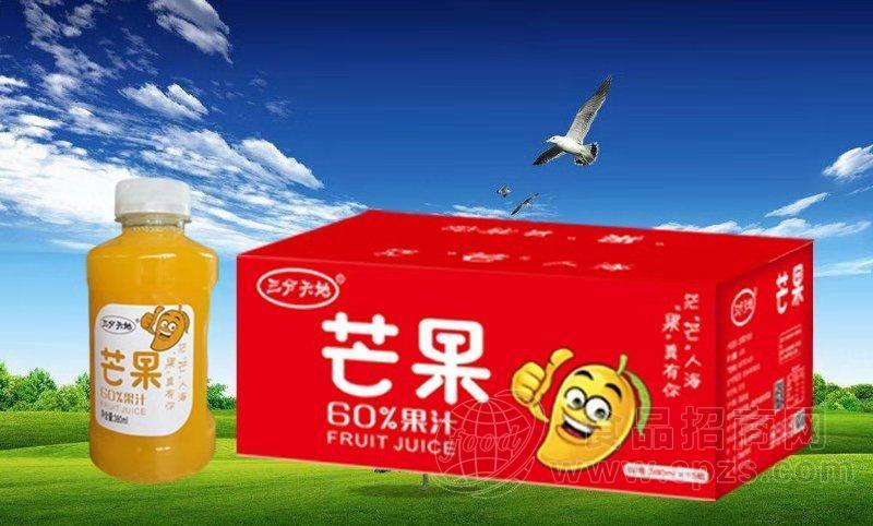 塑料瓶芒果汁380毫升招商