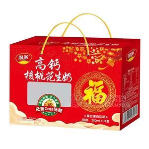 渝派高鈣核桃花生奶復合蛋白飲品250mlx12盒