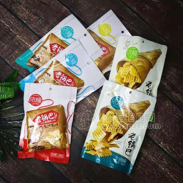 依橦老锅巴麻辣味 牛肉味 休闲食品
