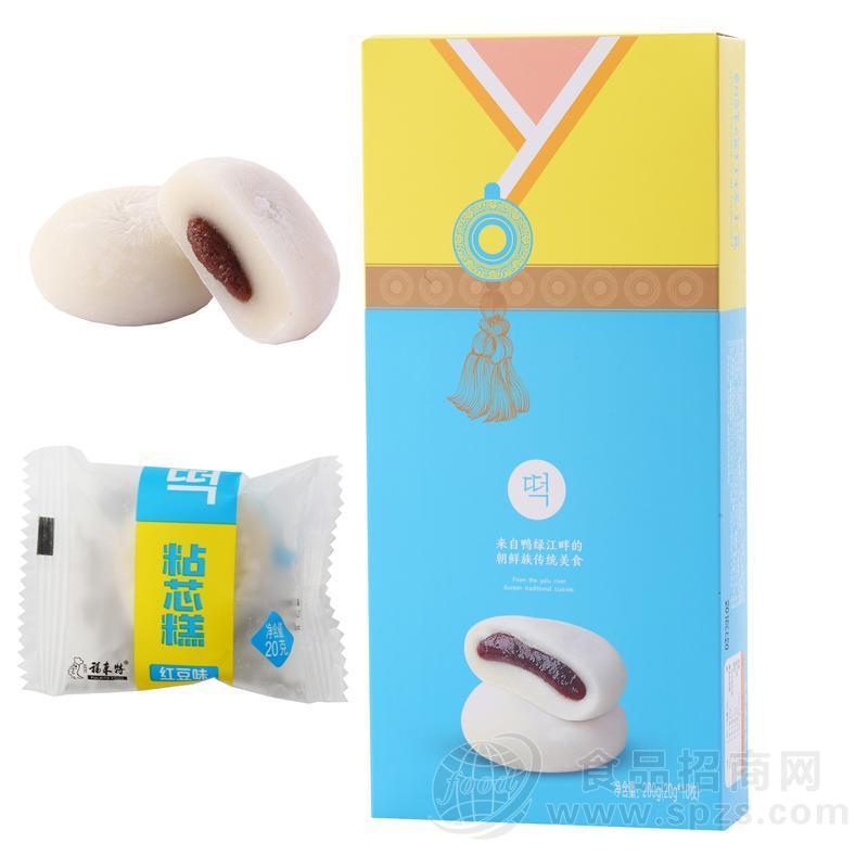 红豆味粘芯糕招商