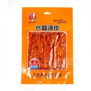 雪偉小馬哥水晶涼皮調(diào)味面制品休閑食品辣條90g