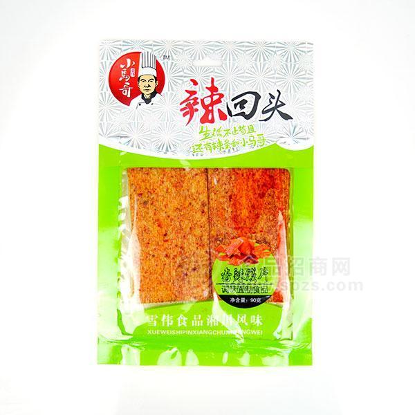 ·小马哥辣回头香辣馍片 辣片休闲食品90g 