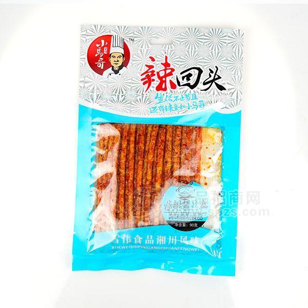 ·小马哥辣回头香辣霸王丝风味 调味面制食品90g 