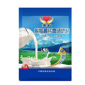 关心  脱脂高钙富硒奶粉招商400g
