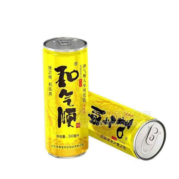 和氣順人參阿膠營(yíng)養(yǎng)飲品240ml