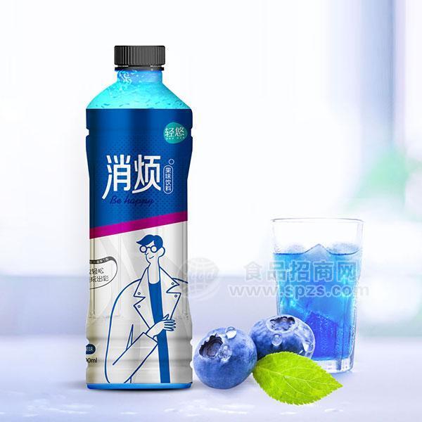 ·轻悠消烦γ-氨基丁酸果味饮料果汁饮料蓝莓百香果味 500ml 