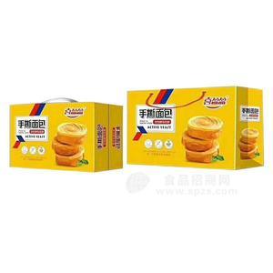 喜盈盈手撕面包烘焙食品箱装