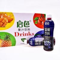 啟色藍莓飲料果汁飲料添加乳酸菌 500mlx15瓶