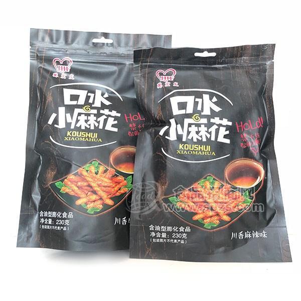 ·金润福口水小麻花川香麻辣味休闲食品210g 