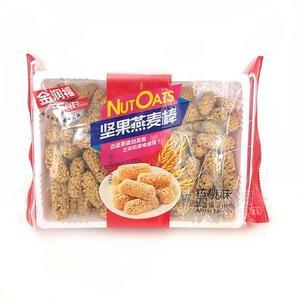 金潤福堅(jiān)果燕麥棒核桃味糕點(diǎn)休閑食品218g