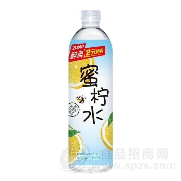 醉奥 蜜柠水 柠檬味风味饮料500ml