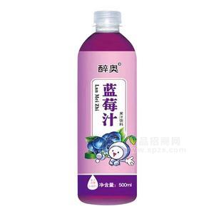 醉奧 藍莓汁 藍莓味風味飲料500ml