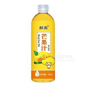 醉奥  芒果汁 芒果味风味饮料500ml