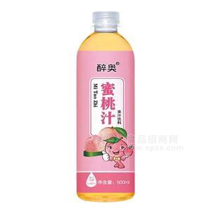 醉奧 蜜桃汁 蜜桃味風味飲料500ml