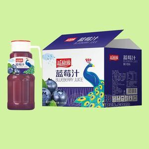 益和源蓝莓汁饮料果汁饮料1.5Lx6瓶